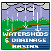 Watersheds and Drainage Basins Icon